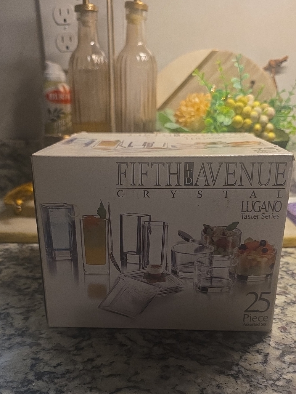 Fifth Avenue Crystal Lugano 25-Piece Assorted Set - Clear